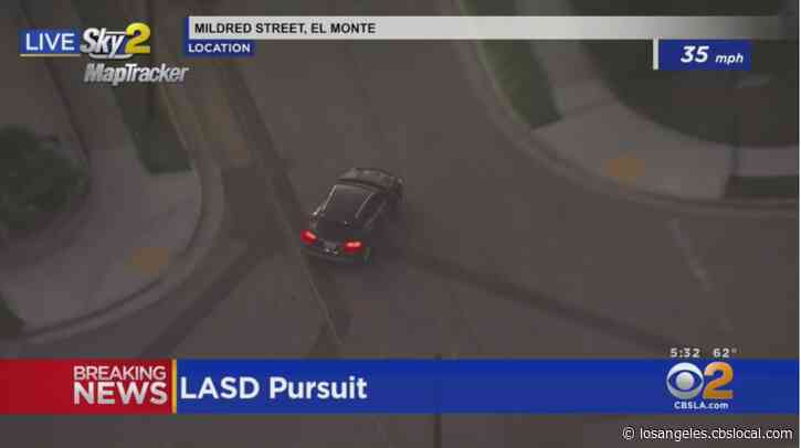Sheriff’s Deputies Lose Suspect Wanted For Burglary Following Brief Pursuit
