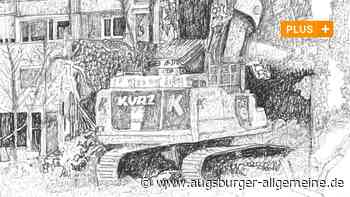 Bilder einer Baustelle: Zdenko Bernatovic zeichnet Szenen aus Ulm und Neu-Ulm - Augsburger Allgemeine