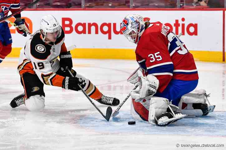 Zegras Scores Twice, Ducks Hold Off Canadiens For 5-4 win