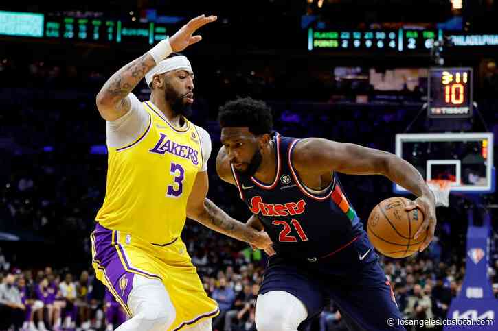 Embiid Scores 26, Leads 76ers Past LeBron-Less Lakers, 105-87