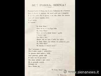 “Su! Forza, Siena! Dove sei tu c’è la tua foga bella…” : la storia del dottor Valensin che scrisse... - Siena News