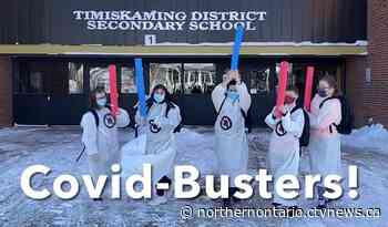New Liskeard's 'COVID Busters' create music video with Ghostbusters theme to promote school safety - CTV News Northern Ontario