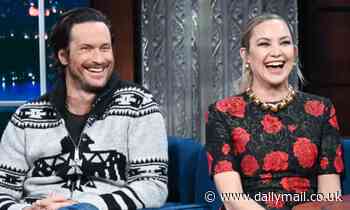Kate Hudson and brother Oliver playfully bicker while promoting Sibling Revelry podcast on talk show