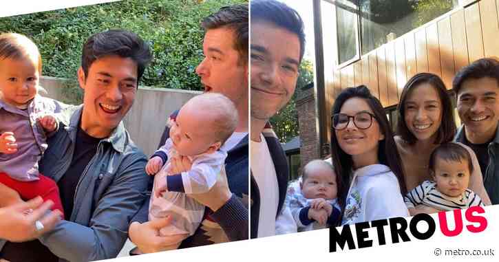 John Mulaney and Olivia Munn beam in first family snaps as they take baby on playdate with Henry Golding’s daughter