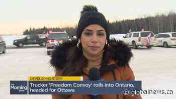 Update on the trucker convoy as it makes its way to Ottawa - Globalnews.ca
