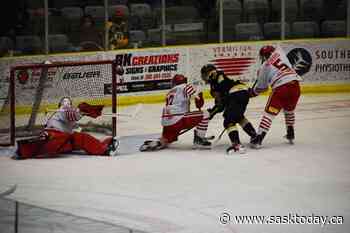 Estevan Bruins double up Weyburn Red Wings Wednesday night - SaskToday.ca