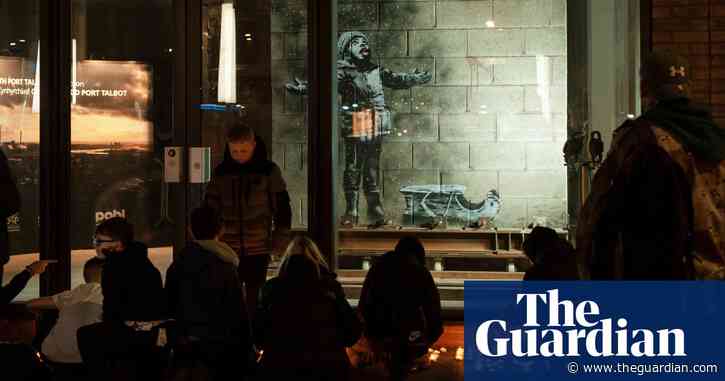 ‘It will stay in our hearts’: Port Talbot prepares to bid farewell to its Banksy