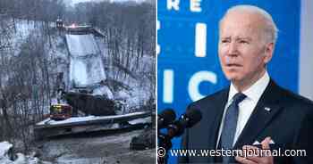 Bridge Has Total Failure, Collapses Right Before Biden Is Scheduled to Tout His Infrastructure Victory