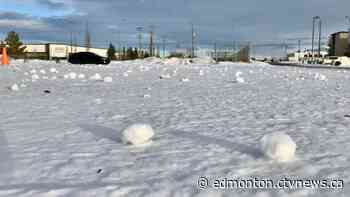 Giant snowballs roll into the Edmonton area - CTV News Edmonton