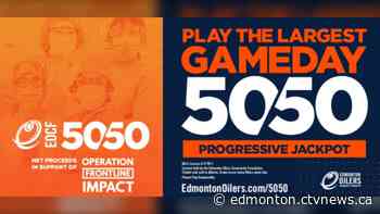 Edmonton Oilers 50/50 to benefit Operation Frontline Impact - CTV News Edmonton