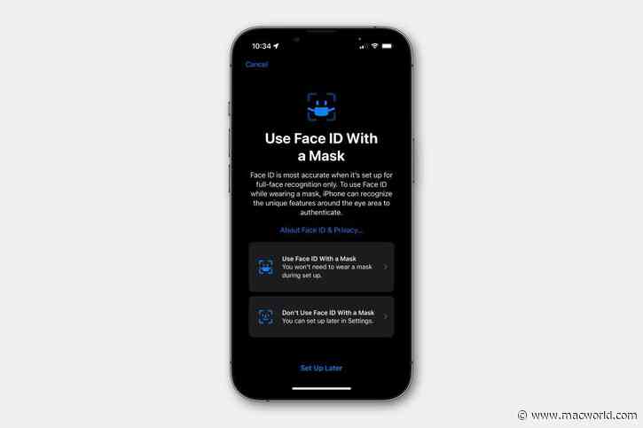 How to use Face ID with a mask