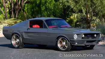 Mustang custom built in Sask. goes for $1M at legendary auction to raise money for STARS