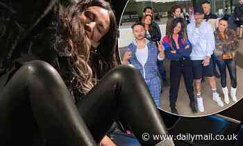 Michelle Keegan celebrates the end of filming for Brassic's fourth series
