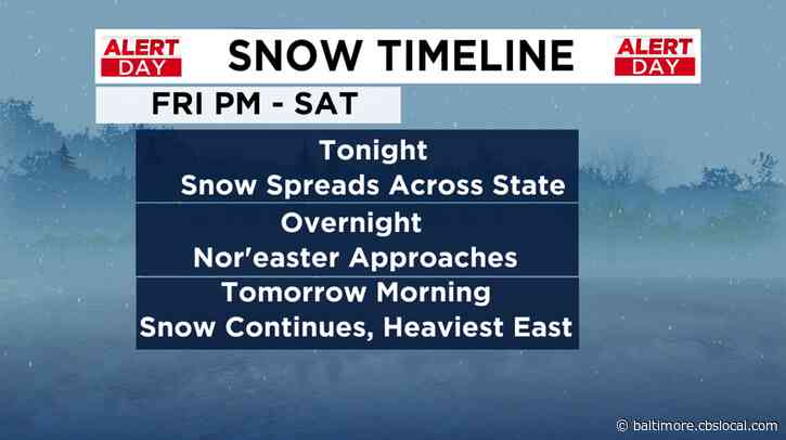 Maryland Weather: Frigid, Blustery Morning In Store Saturday