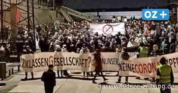 Corona-Demo in Stralsund: Weniger Teilnehmer als in der Vorwoche - Ostsee Zeitung