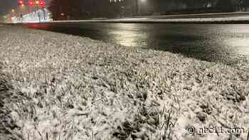 NC weather: Light snow fell overnight, cold and windy conditions to last throughout Saturday