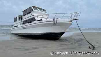 Coast Guard to begin removing fuel from grounded OBX yacht