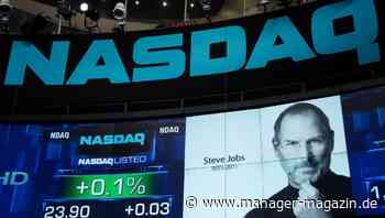 Kryptowährung Bitcoin mit Kursrally nach Kurssturz, Tech-Aktien mit Kursgewinnen