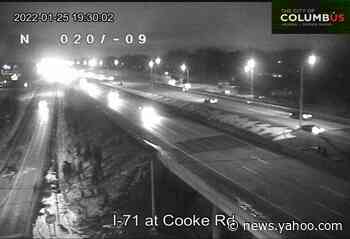 Dash cam shows high-speed pursuit before stolen SUV crashes on I-71 - Yahoo News