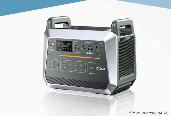 CTECHi sine wave 2,000w power station with 2,074Wh battery from $999