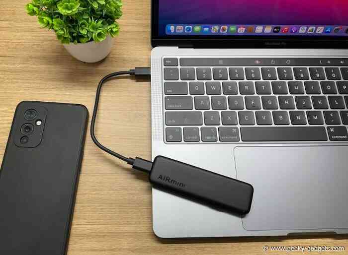 AIRmini Thunderbolt SSD with AES 256-Bit Encryption from $159