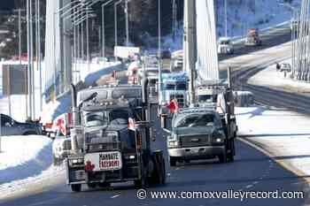 Trucker protest converging on Canadian capital - Comox Valley Record