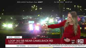 Wrong-way crash blocks Loop 303 near Bethany Home Road - Oakland News Now