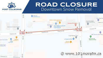 Snow Removal Today in Downtown Port Colborne - 101.1 More FM