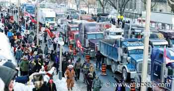 Truckers protest in Ottawa against Canada’s vaccine mandate - Al Jazeera English