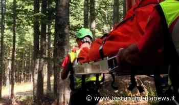 Intrappolato con la bicicletta nel cuore del bosco - Toscana Media News