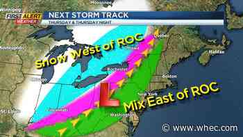 First Alert Forecast: Nor&rsquo;easter pounds the East Coast but misses Rochester