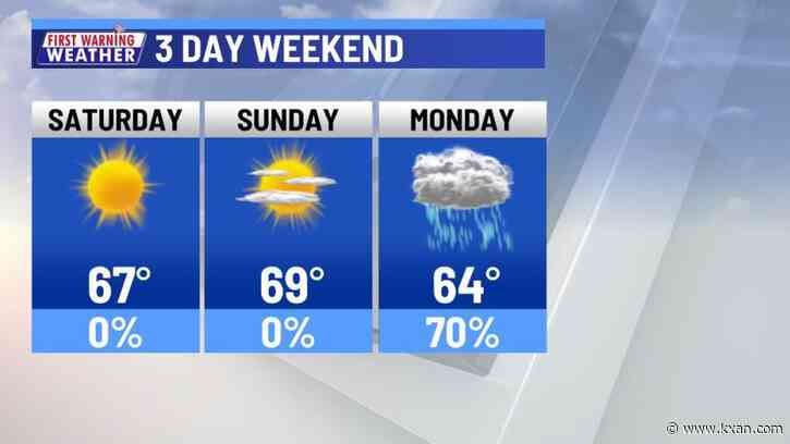 Warmer for Sunday ahead of two storm systems; the second may bring wintry weather