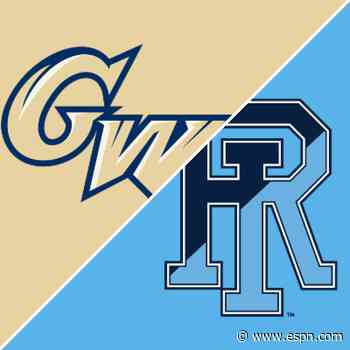 George Washington vs. Rhode Island - Game Recap - January 22, 2022 - ESPN