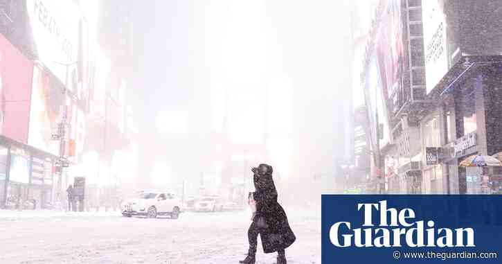 Nor’easter lashes eastern US with snow and wind gusts near hurricane force