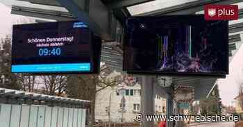 Stadtbus Lindau: Monitore am ZUP "mutwillig zerstört" - Schwäbische