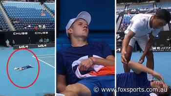 Terrifying end to Aus Open final as 16yo wheelchaired off court - Fox Sports