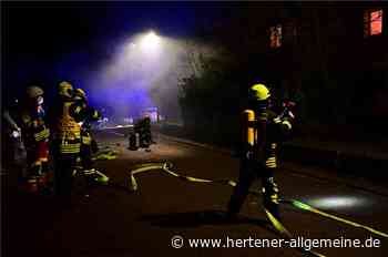 Brand in Hochhaus am Alten Sportplatz Marl - Hertener Allgemeine