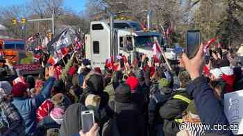 Trucker solidarity convoys converge at Sask. legislature