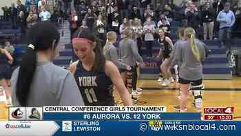 No. 2 York beats No. 6 Aurora in girls Central semifinal - KSNB Local 4