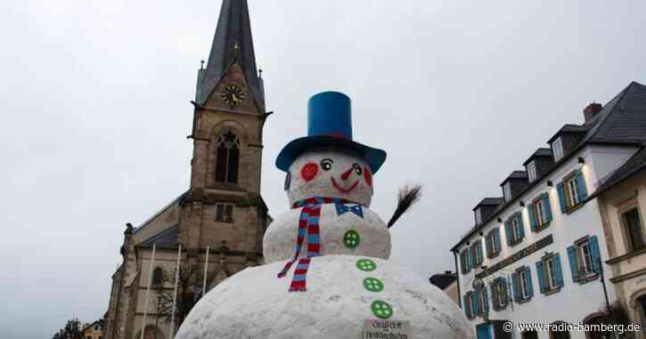 Nach einem Jahr Pause: Bischofsgrün baut XXL-Schneemann