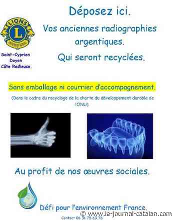 Collecte solidaire de radiographies et vieilles lunettes à Argeles sur Mer - LE JOURNAL CATALAN