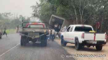VIDEO: Rapiñan camión en la Villahermosa-Macuspana - tabasco hoy