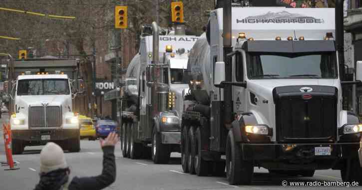 Trucker demonstrieren in Kanada gegen Corona-Vorgaben