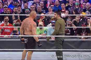 See Bad Bunny Face Off Against Brock Lesnar at WWE’s Royal Rumble