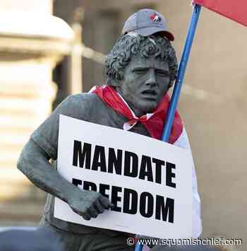 Officials decry 'desecration' of monuments during Ottawa protest - Squamish Chief