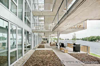 Footbridge on the water Residential Building / LOVE architecture and urbanism - ArchDaily