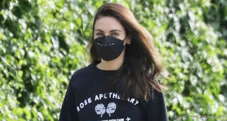 Mila Kunis Wears 'Schitt's Creek' Sweatshirt for Afternoon Walk