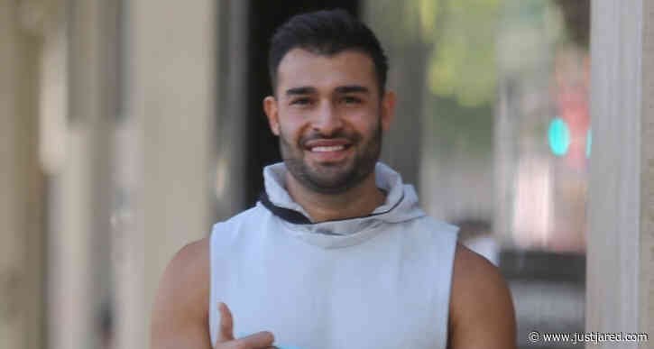 Sam Asghari is All Smiles Following Afternoon Workout