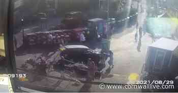 Hair-raising moment woman drives at crowds at Cornwall Pride event in Newquay - Cornwall Live