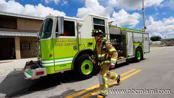 Large Fire Breaks Out in Kendall Townhome
